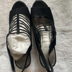 Impo Black Strappy Sandals